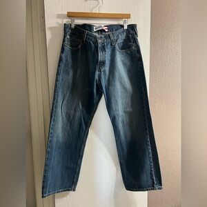 Denizen from Levis Jeans Mens 34x30 Dark Wash 281 Straight Denim